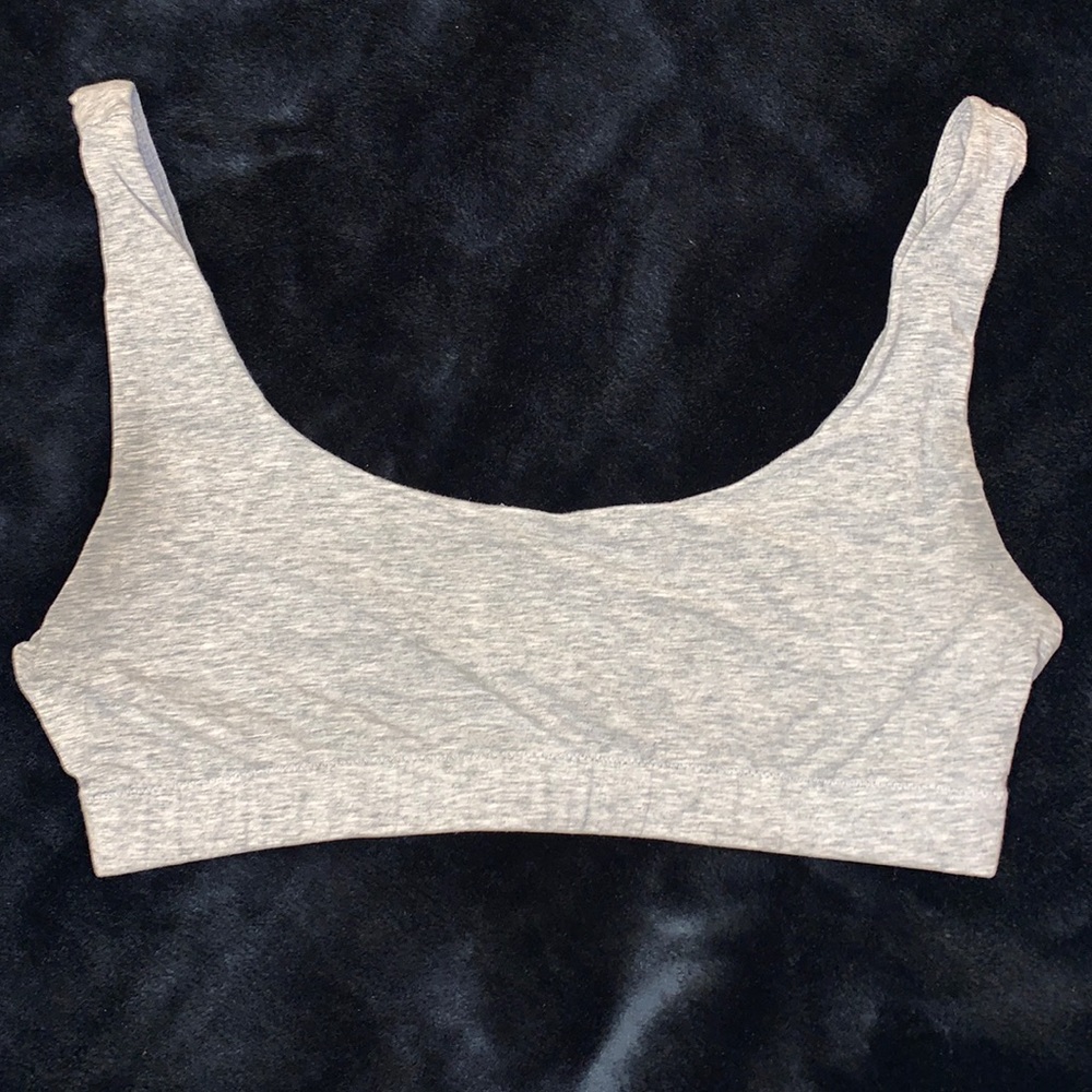 Gray Everlane Tank Bra